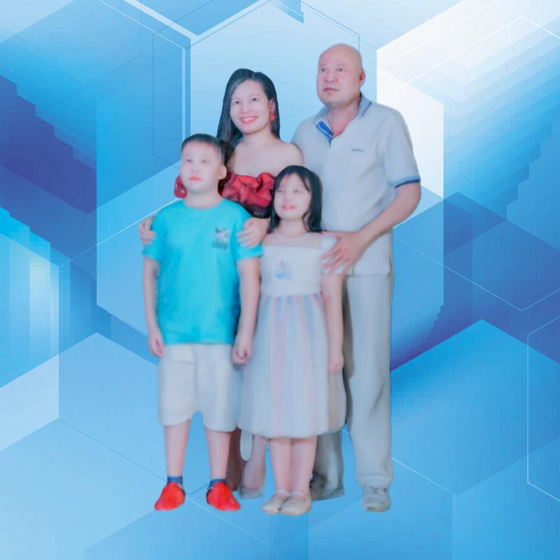 Tượng gia đình - Mẫu 1